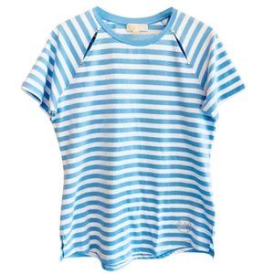 Michael Kors Blue/White Striped T-Shirt
